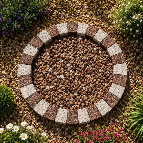 78cm garden circle granite - garden,