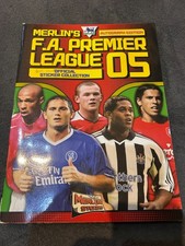 Merlin's F.A. Premier League 05 Sticker Album - Contains 568/574 Stickers