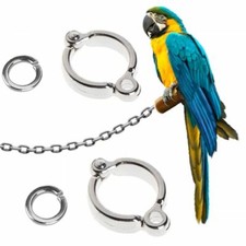 2PCS Parrot Leg Ring Activity Ankle Foot Ring Bird Outdoor Flying Training