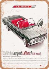 METAL SIGN - 1962 Pontiac