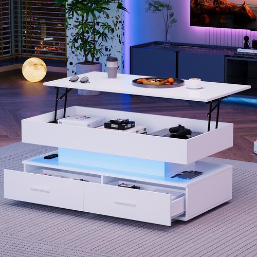 Led coffee table - led, with