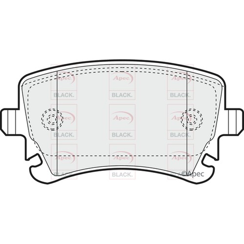 Brake pads set for phaeton - brake,