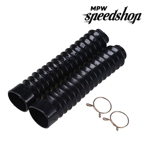 Front fork gaiters - front,