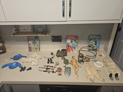 Vintage action man job lot - vintage,