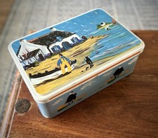 Vintage French Metal Tin with