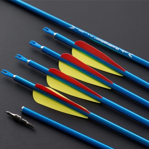 12pcs aluminum arrows - 6/12pcs,