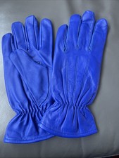 Royal Blue Leather lined