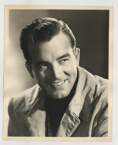 John payne 1947 signed - signed, photo