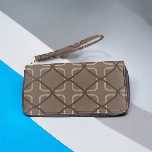 Womens wallet brown zip around - womens,