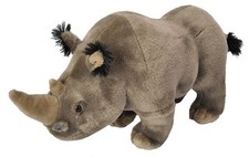 NEW PLUSH WILD REPUBLIC CUDDLEKINS 15" RHINO CUDDLY SOFT TOY TEDDY 