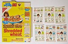 1980 Nabisco Cereal Shredded Wheat Spoonsize Kevin Keegan Quiz Cards & Mint Pack