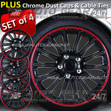 15" SW Black Red Ring Car