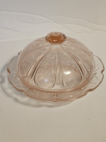 Vintage pink depression - vintage,