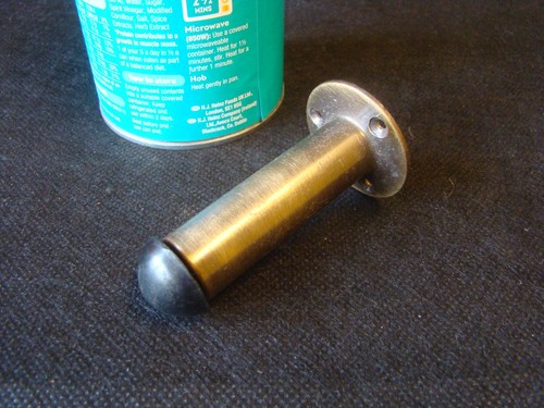 Brass door stop decorative - door,
