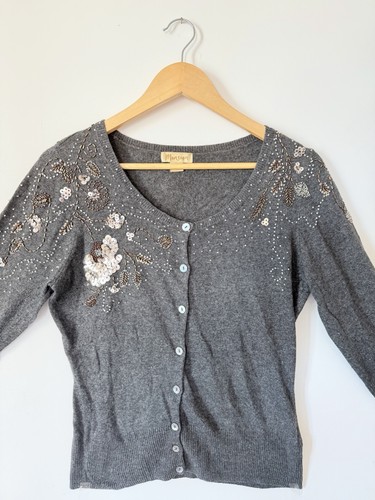Monsoon cardigan size - 12, grey