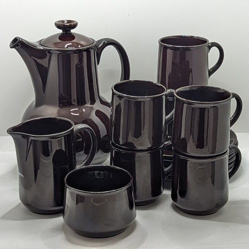 Vintage poole pottery tea set - poole,