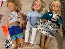Our Generation Bundle (dolls, Scooter,school, Picnic, Hairdressing).