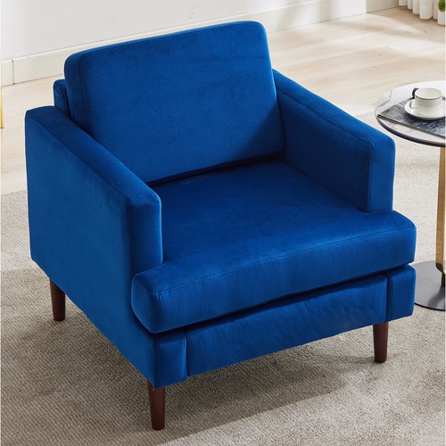 Linen velvet accent sofa - linen/velvet,