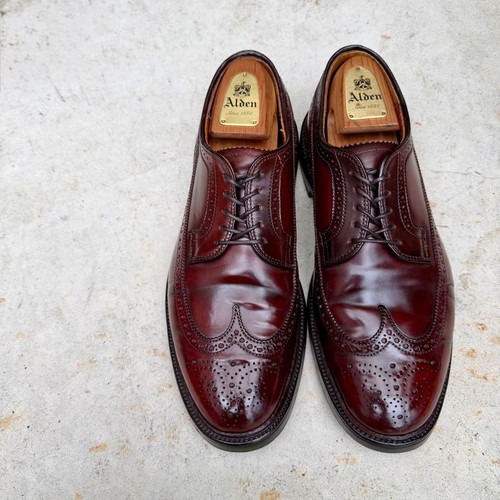Alden 975 cordovan wingtip - cordovan,