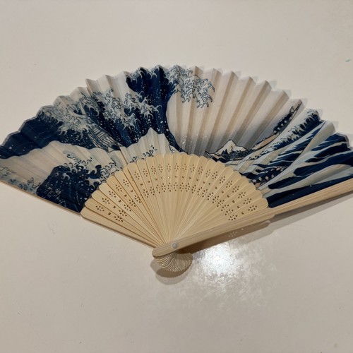 Japanese folding fan - japanese, sensu