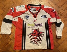 Rare Cardiff Devils Ice Hockey Jersey Size Small S Official Shirt