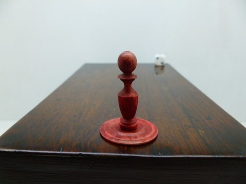 Bone chess pawn - bone, 34mm,