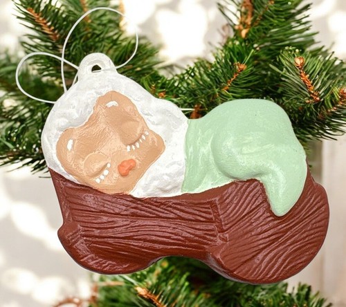 Vintage lamb sleeping cradle - sleeping,