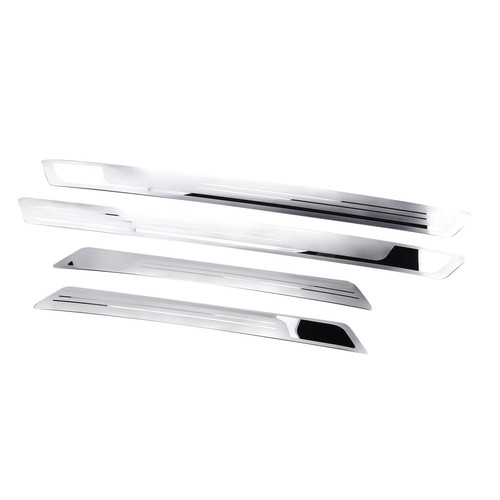 Steel slim door sill scuff - steel,