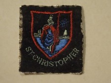 St. Christopher Cloth Badge