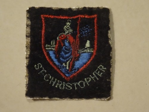Christopher cloth badge - christopher,