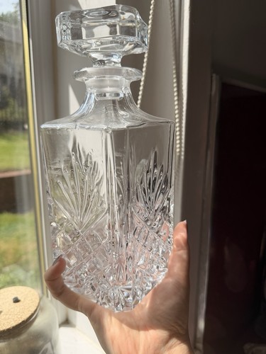 Vintage cut glass crystal - glass,