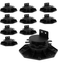 Adjustable decking pedestal 10Pcs decking pedestal riser adjustable height