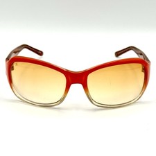 Epoch Eyewear Acetate Wrap Sunglasses VTG Orange & Black frame Gradient Lenses 