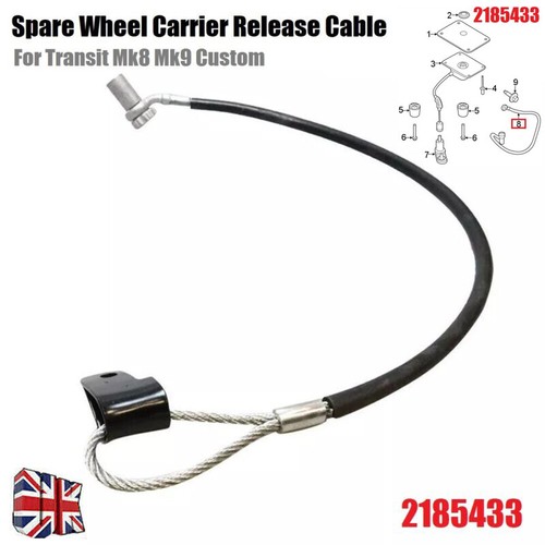 Spare wheel carrier winch - spare,