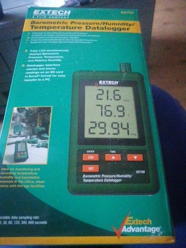 Extech temperature data logger - temperature,