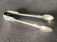 Antique Silver Plated Sugar Tongs 'WP' William Page & Co Birmingham