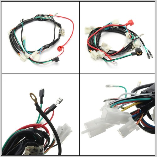 Electric start wiring - start, loom
