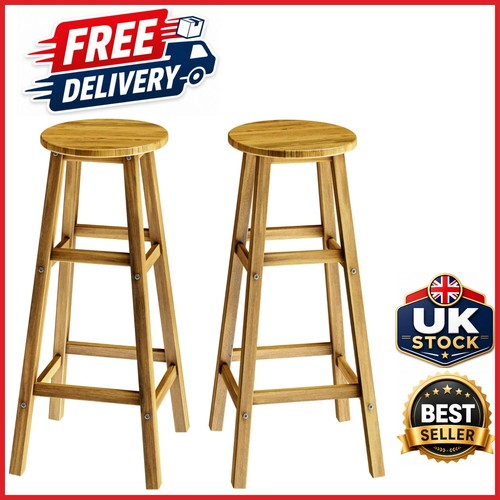 Set wooden bar stools - wooden,
