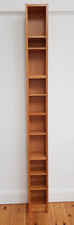 Ikea tall narrow shelving 'Billy'adjustable, suitable for DVD/CDs, ornaments etc
