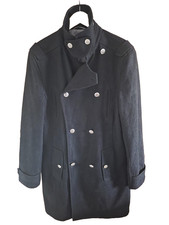 Topman Military Wool Mix Coat