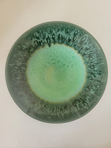 Large green ceramic bowl - large,