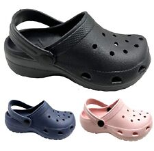 GIRLS BOYS BEACH SUMMER UNISEX SLIP ON GARDEN POOL KIDS SLIDERS CLOG SANDALS SZ