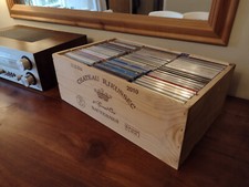 CD Storage Box. Wooden wine