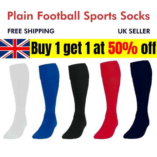 Plain football sports socks - plain,