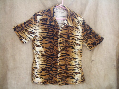 Mens velour velvet tiger - mens,