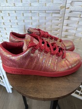 K-SWISS Lozan III TT Reptile Glam Ladies Tongue-Twister Casual Trainers Size 7.5