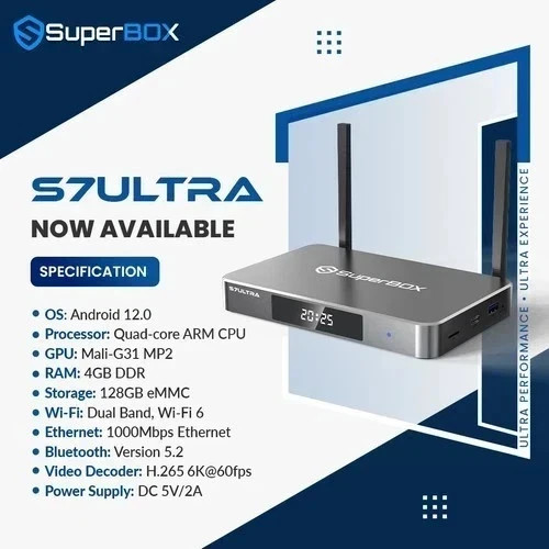 Superbox ultra backlit - s7,
