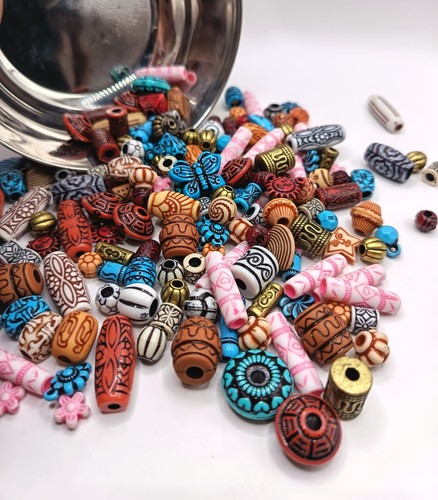 100 bulk african style acrylic - 100,