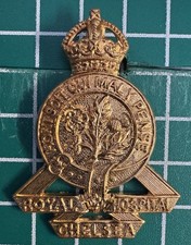Royal Hospital Chelsea Cap Badge Unissued Slider Marked BB-426