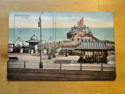 Postcard hastings pier - hastings,